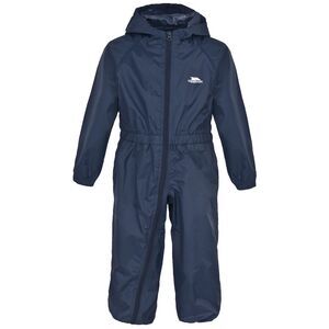 Trespass Babies Button Waterproof Rain Suit / Navy Blue